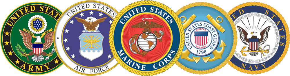 Military branch logos